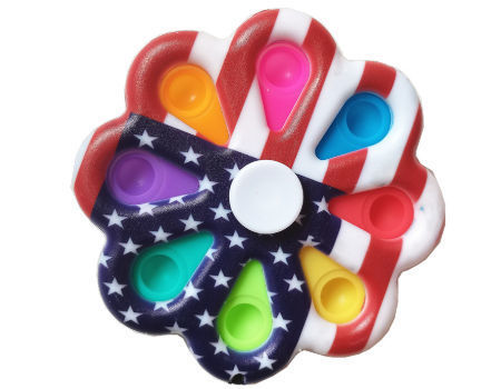 Fidget Spinner With Suction Cup Bubble Toy Stress Relief Baby Toys