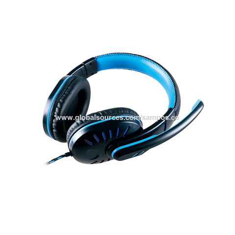 Achetez en gros Casque D'ordinateur Casque Filaire Casque De Musique Pour  Ordinateur Portable Double Trou Avec Microphone Chine et Casque à 8.5 USD