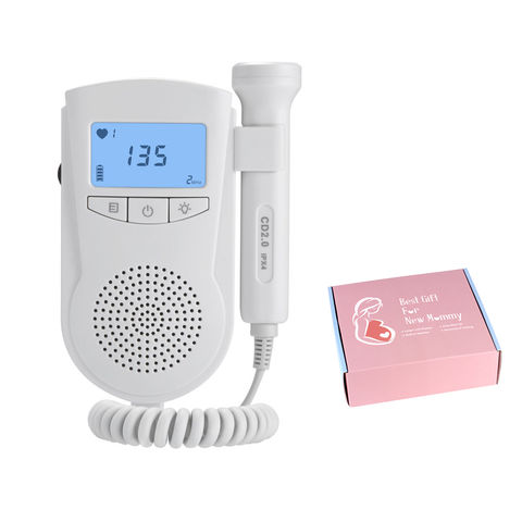 3.0mhz Doppler Fetal Heart Rate Monitor Home Pregnancy Baby Fetal Sound  Heart Rate Detector