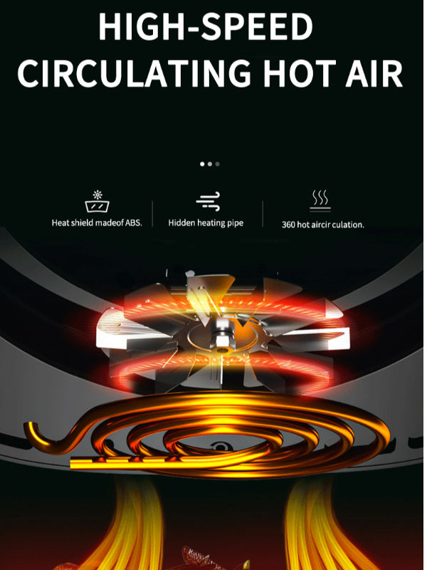 China Kitchen Appliance Large Capacity Multifunctional No Oil Air Fryer