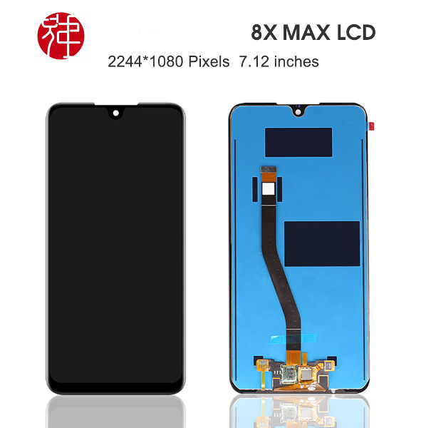 LCD screen replacement LCD Screen and Digitizer Full Assembly for Huawei Honor 8X Max Black for Huawei Color : Black