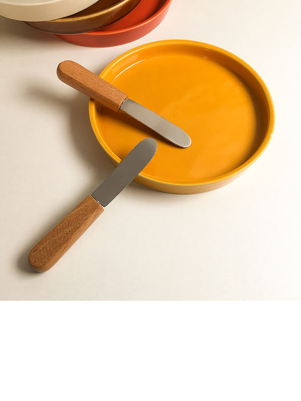 China Simple wooden Japanese butter knife cheese knives on Global