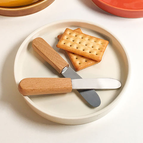 2 Pc Stainless Steel Sandwich Spreader Knife Butter Jam Cheese Knives Wide  Blade, 1 - Foods Co.