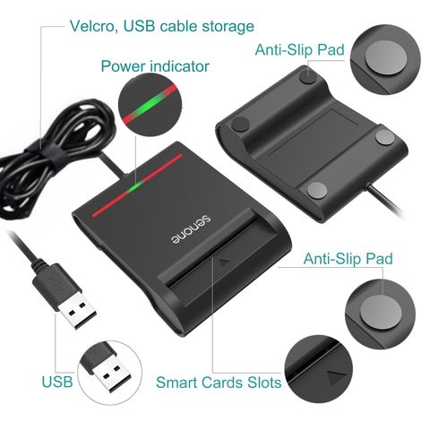 ORICO Card Reader USB 3.0 USB C Card Reader 4 in 1 Memory Card