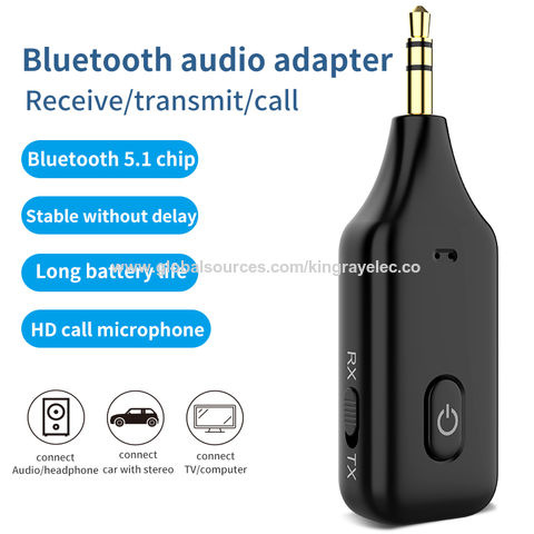 Adaptateur Bluetooth pour TV, connexion Fm sans délai pour casque Tv Pc  Ordinateur Haut-parleur Système stéréo de voiture