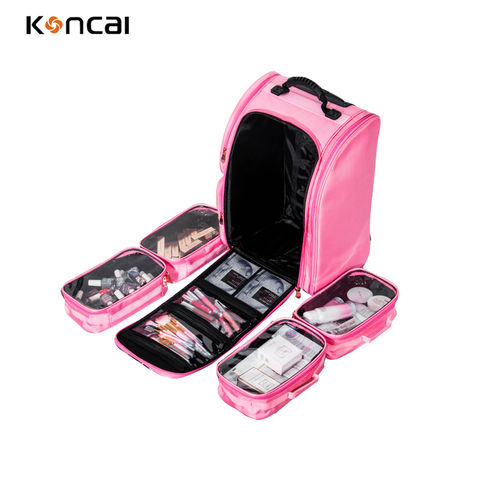 Buy Wholesale China Nylon Makeup Bags Professional Makeup Artist Rolling  Trolley Case For Travel Luggage Cosmetic Cases & Makeup Bag at USD 32.5