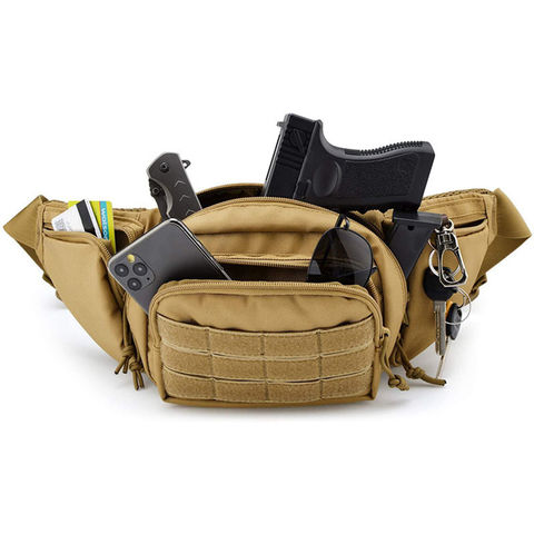Unigear Compact Waist Bag, Multi-Purpose Tactical MOLLE EDC Utility Gadget  Pouch