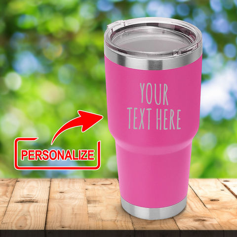 Tumbler, Skinny 20 Oz Insulated Stainless Steel, Personalized Double Wall  Tumblers, Slim Travel Cup With Lid for Coffee, Water 