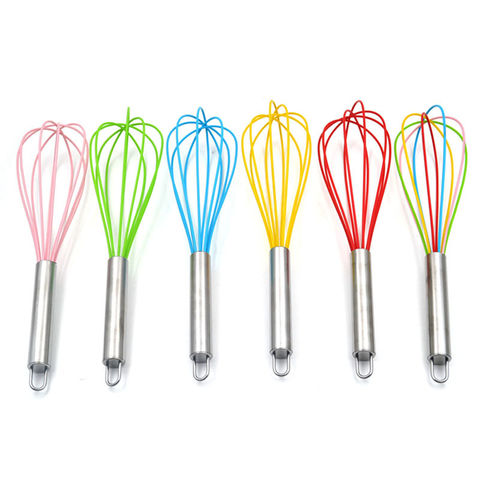Plastic Handle Cooking Milk Frother Manual Hand Mixer Egg Beater Blender  Whisk