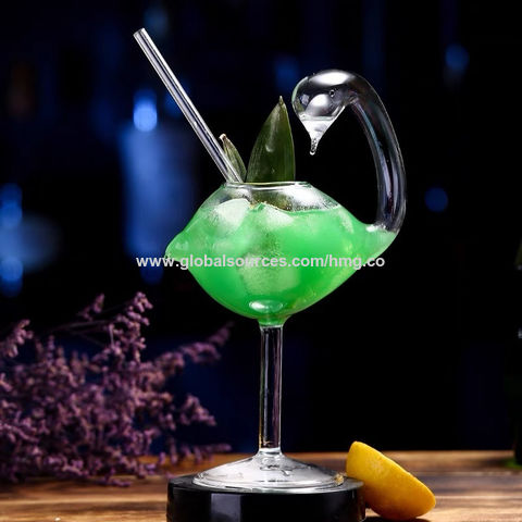 Buy Wholesale China Elegant Glass Cup, Green Apple Liqueur, Wine