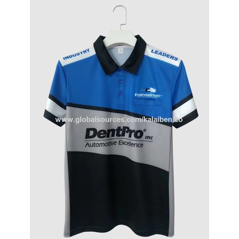 Compre Camiseta Tipo Polo Con Impresión Sublimada Para Hombres Y