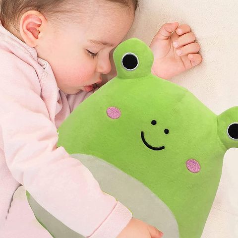 12 Inches Cute Frog Plush Toy, Frog Stuffed Animal Doll, Squishy