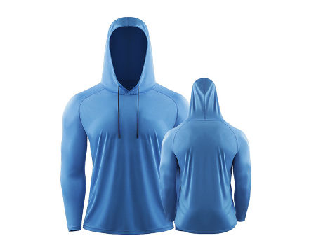 Details about   Mens Long Sleeve Fishing Sun Shirt Quick Dry Breathable Hooded Top Outdoor Sport 