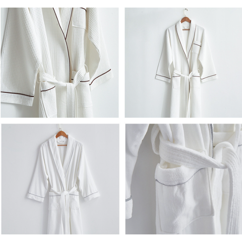 Authentic Hotel and Spa 100% Turkish Cotton Smyrna Luxury Robe - On Sale -  Bed Bath & Beyond - 31104190