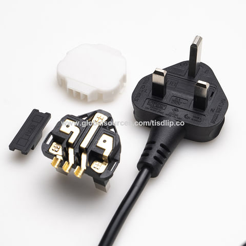 Uk Pin Plug In China Brass UK Pin Power Plug UK Pin Plug Insert Bridge on Global ...