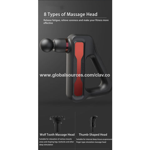 Massage Gun Massager and Tense Muscle Relaxer with 8 Massage Heads