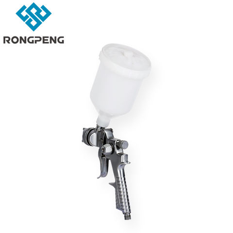 Industrial LVLP Spray Gun RONGPENG R100 0.8/1.0mm Nozzle Gravity