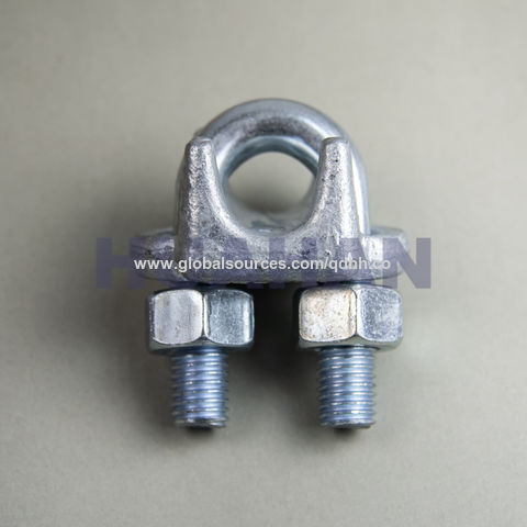 Galvanized Steel Fist Grip Clips - China Fist Grip Clips, DIN741 Malleable  Steel Wire Rope Clips
