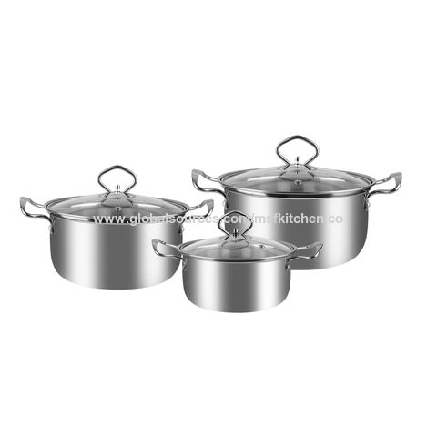 Colorful Cheap Stainless Steel Casserole Pan Set Cookware Set - China Cookware  Set and Stainless Steel Cookware Set price
