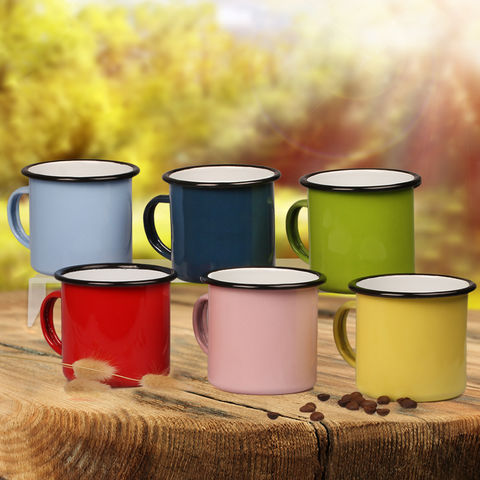 Custom Enamel Mini Mugs Party Favors Promotional Corporate Bulk