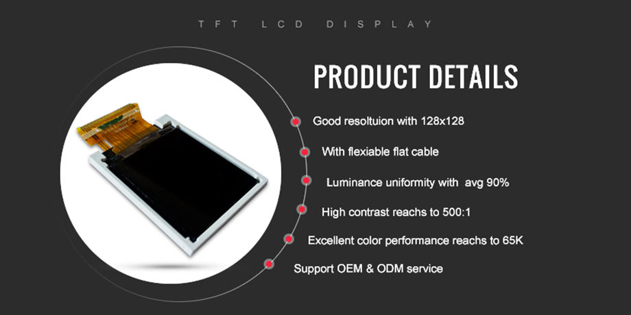 1.44 Inch Color TFT LCD Display, 1.44 Inch TFT LCD Module, 1.44inch ...