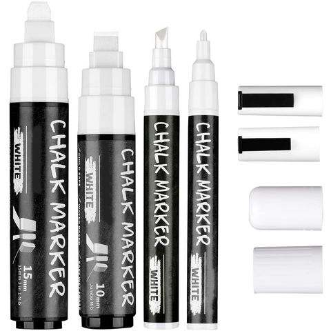 like it Liquid Chalk Markers 8 Pcs Chalkboard Marker Erasable on Black
