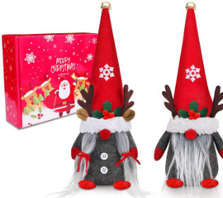 1 Pack Christmas Gnomes Plush, Handmade Swedish Santa Gnome Scandinavian  Tomte Nisse Nordic Gnomes Gifts Christmas Decorations for Holiday Party,  Home Ornaments 