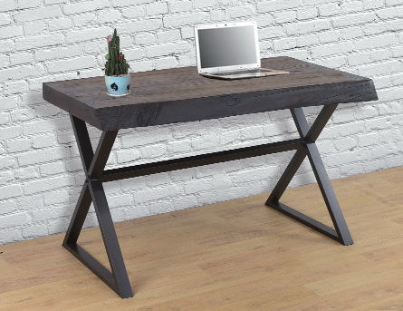 Rectangular antique computer table,knock-down construction, computer ...