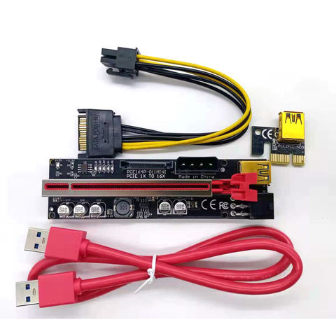 China Factory Direct Sell Pcie Riser VER 009S PCI-E Riser 1X To 16X ...