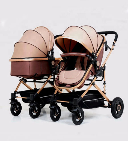 China Detachable Side by Side Twin Stroller Easy Travel Twins Baby ...