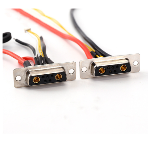 D-sub High Current Wire 7w2 Harness 5+2 Male And Female Wire