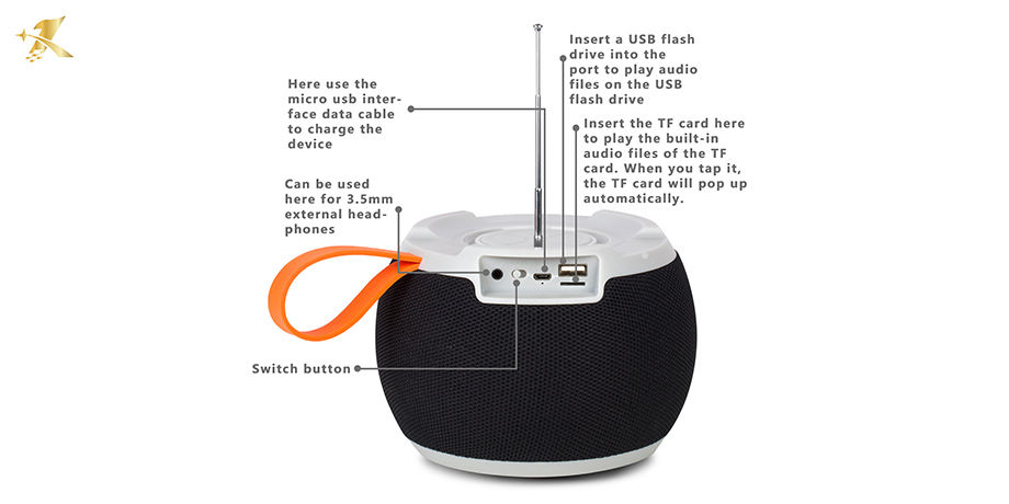 Simple bluetooth speaker C15, HOT with waterproof function supplier