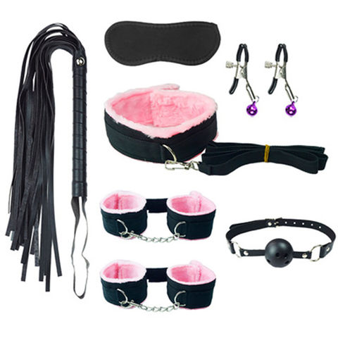 Sex Bondage Kit Restraints Set Sex Toys with Hand Cuffs Ankle Cuff Bondage  Collection China Adult Toys Wholesale