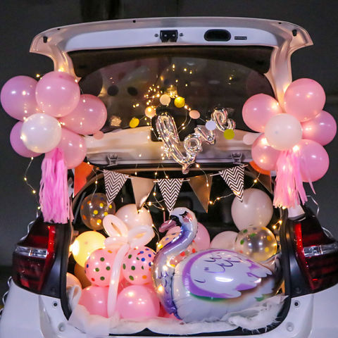  Luxury Birthday Balloon Set Surprise Scene Layout