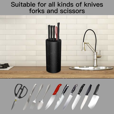 BLACK LINE Universal Knife block with bristles, Black Line, Knives, Products