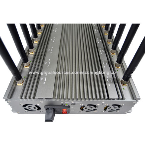 16 Antennas Super High Power Cell Phone Jammer block 2G 3G 4G 5G