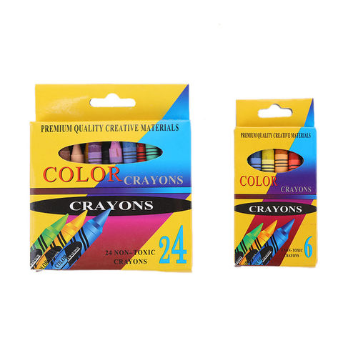 24 Count Box Of Crayons Art Crayons For Graffiti Assorted Colors