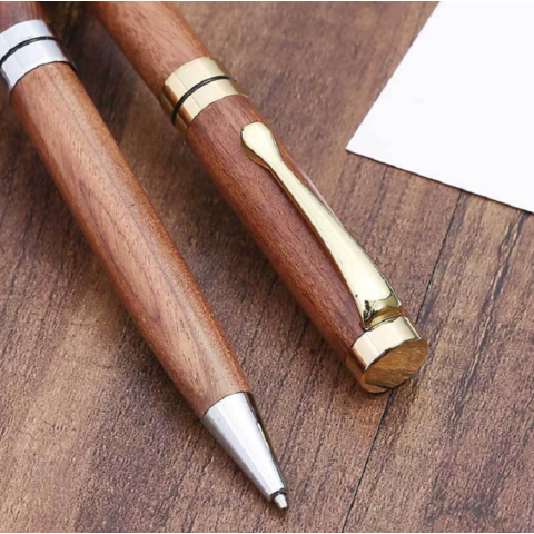 Luxury Wooden Ballpoint Pen Gift Set With Business Pen Case Display, Nice  Writing Pen With Box And Gel Ink Refills