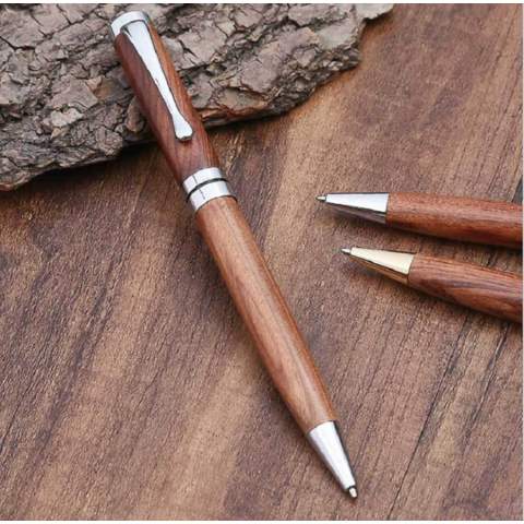 Luxury Wooden Ballpoint Pen Gift Set with Business Pen Case Display Nice Writing Pen with Box and Gel Ink Refills