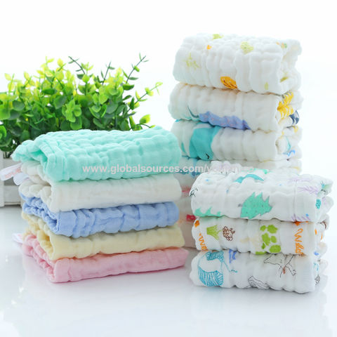 Petite serviette carrée en fibre de bambou pour bébé, serviette de lavage  du visage pour enfants, 25x25cm, 2 pièces/ensemble - AliExpress