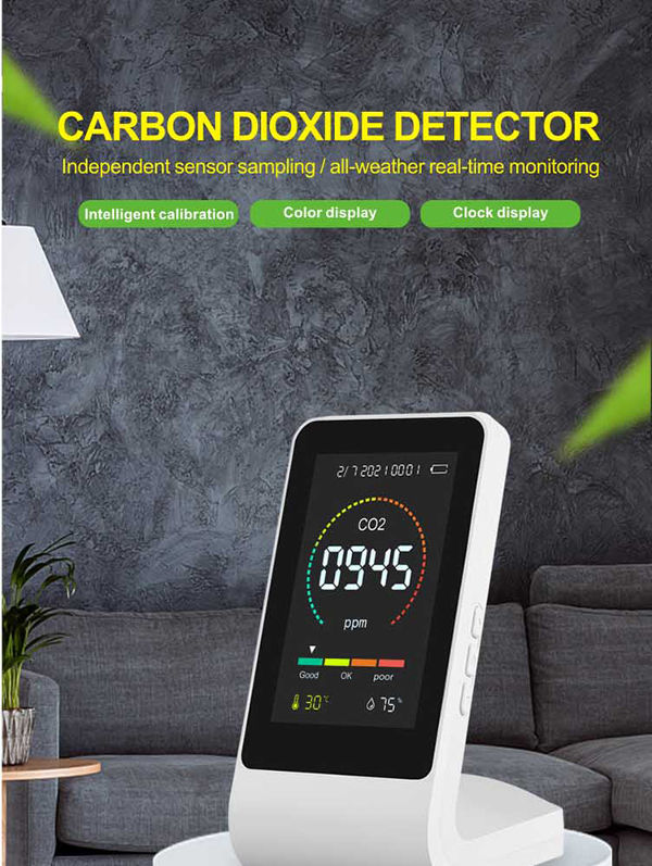 China Household infrared CO2 detection carbon dioxide detector indoor