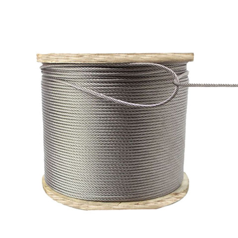 China Steel Wire Rope Wire Sling Multi Strand Wire Rope 1X7 1X19 7X7 ...