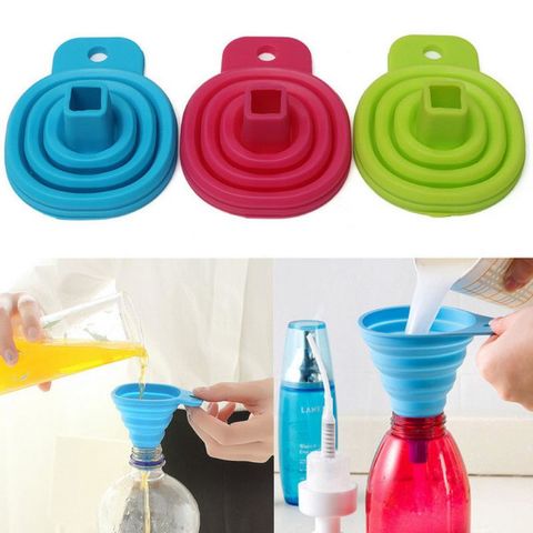 User Friendly Portable Collapsible Funnel Save Space Kitchen