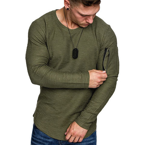 Compre Camisetas Deportivas De Cuello Redondo Para Hombre Con