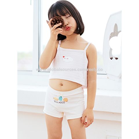 Children Underwear Girl Panties Sets With Organic Cotton Baby Girl