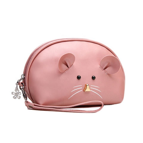 Buy Wholesale China Fashion Cute Little Mouse Pink Polyester Kids Cosmetic  Makeup Bags For Little Girls Travel & Polyester Cosmetic Bags at USD 2.99