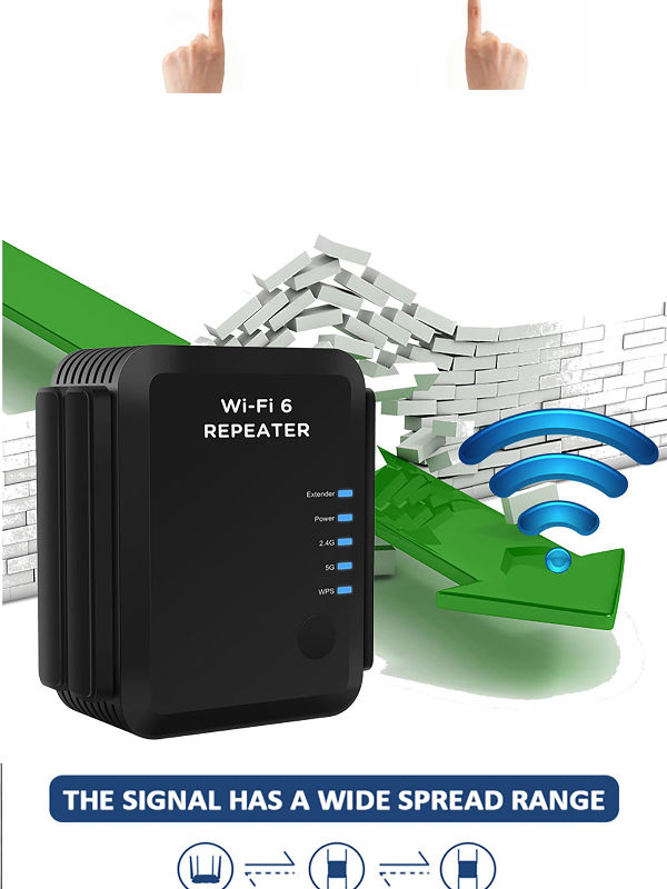 Buy Wholesale China 2.4g 5g Wps Wifi Booster 1800mbps High Speed Wifi  Repeater For Home Wifi & Wifi Repeater at USD 37.69