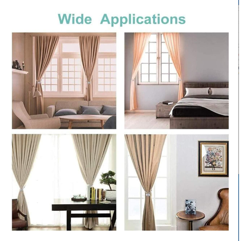 Buy Wholesale China Strong Magnetic Tie Band Home Office Decorative Drapes  Weave & Decorative Drapes Weave at USD 12.99