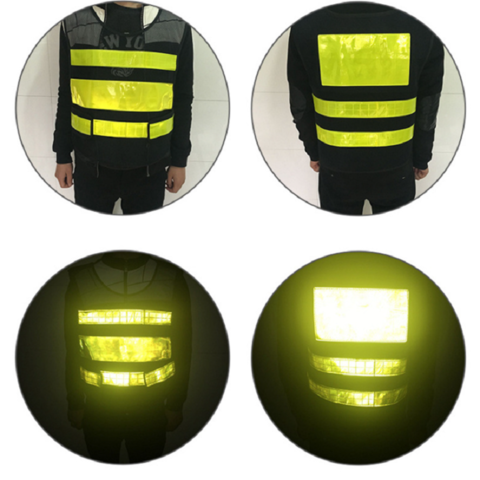 Hi Vis Sweatpants Reflective Green Custom Name Safety Workwear