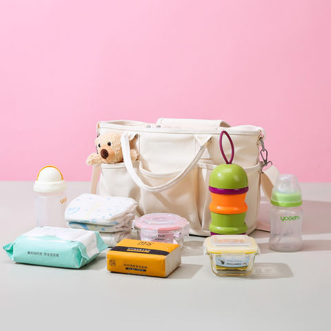 Baby Accessories Newborn Baby Diaper Bag Organizer Nappy Bag Maternity  Handbag Nursery Storage Portable Holder Bag Foldable Baby Care Container -  1Pc